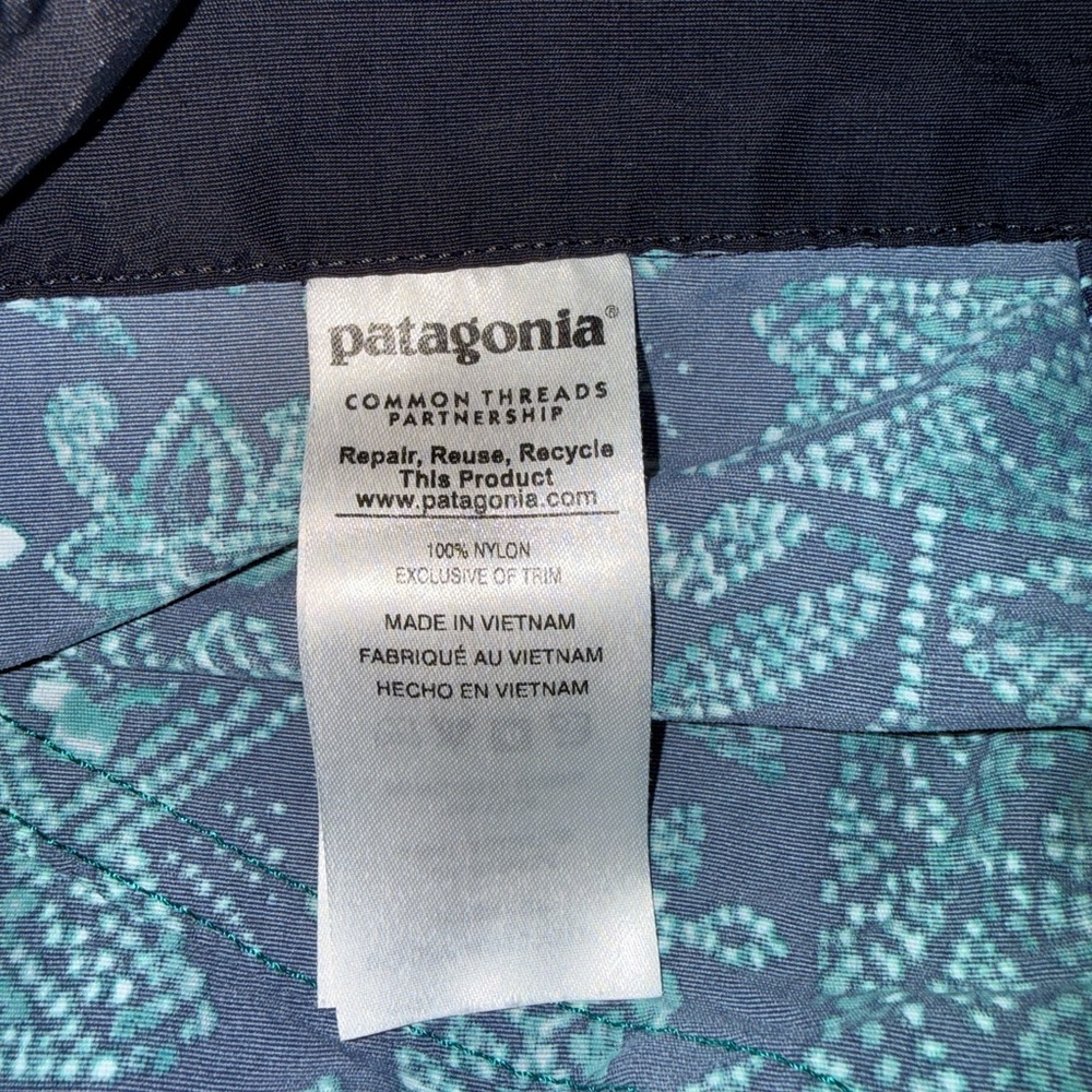 NWOT Patagonia Womens Size 2 Nylon Wavefarer Board Shorts 5" Surf UPF Swim - Picture 7 of 13